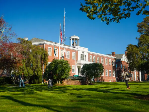 Photo of Academy Hall building at Nichols College