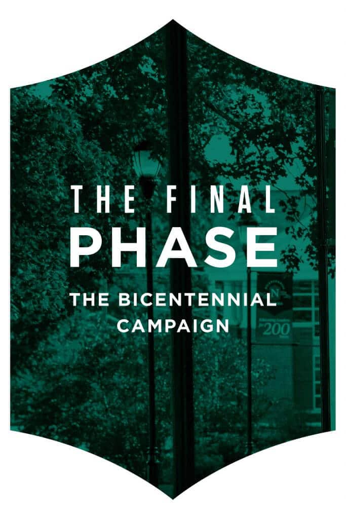 The Final Phase. The Bicentennial Campaign.