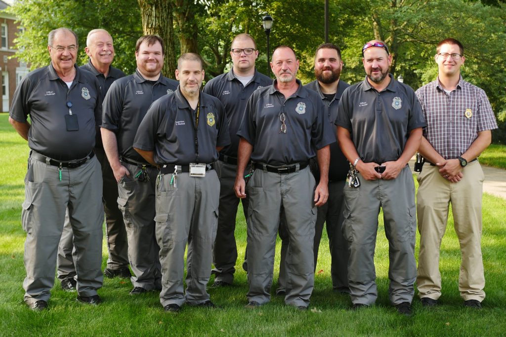 Nichols College's Public Safety Officers group shot