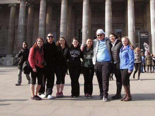 Students in London, England