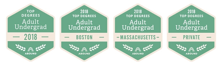 2018 Top Degrees - Undergraduate Adult - Awarded by Abound