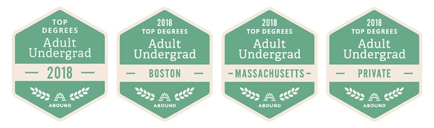 2018 Top Degrees - Undergraduate Online - Awarded by Abound
