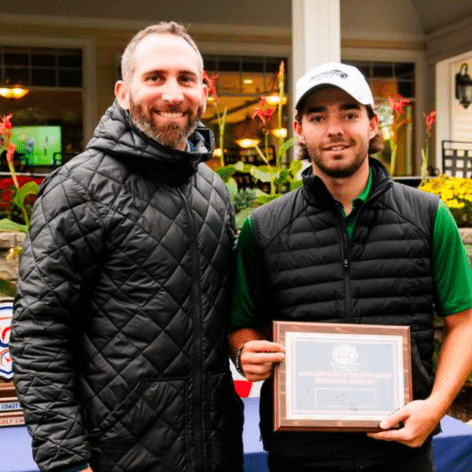 Colby Mitchell claims medalist honors at CCC Championship.