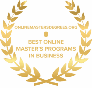 Best online Master's Programs in Business Badge